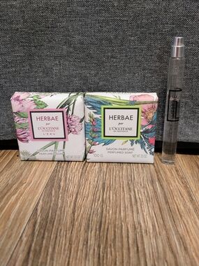 L'OCCITANE Herbae Floral Soap Duo